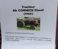 Tracteur, Mc Cormick Diesel de 1959 (30eme fete des moissons de Saint-Jean-de-Touslas) (1)